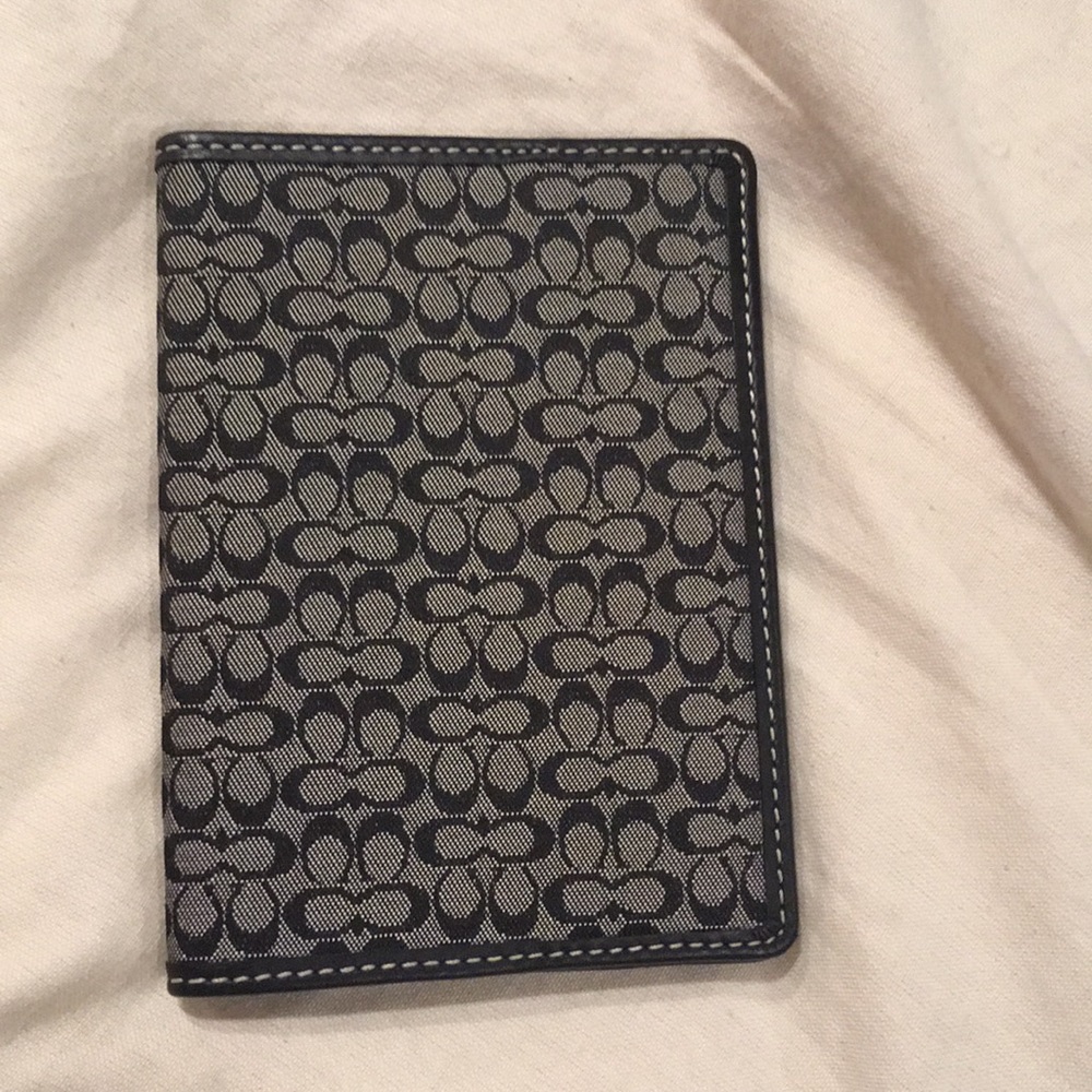 Coach passport holder